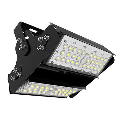 kaufen Schwarze 100 W LED-Stadionbeleuchtung für den Außenbereich, drehbares IK08-Aluminiumgehäuse online manufacture